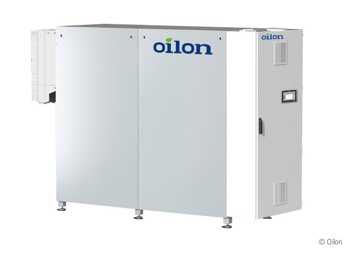 Wysokotemperaturowa pompa ciepła typu woda/woda Oilon, seria P 100, Oilon
