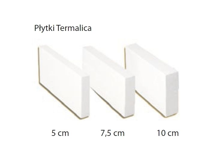 Płytka z betonu komórkowego TERMALICA 599/75/249 mm, 4,0 N/mm²